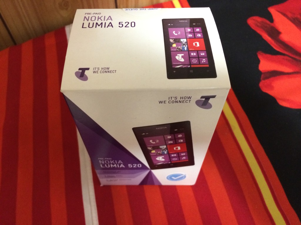 TELSTRA/ALDI/BOOST NOKIA LUMIA 520 WINDOWS 8+NEXT G+3G+BLUE TICK+1GHz+WIFI+GPS